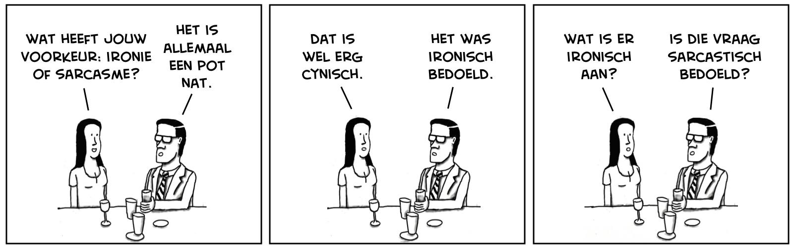 ironie / sarcasme / cynisme