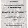 26 augustus 2022: Jaarcongres Werkgroepen 17e en 18e eeuw ‘Emoties in conflict’